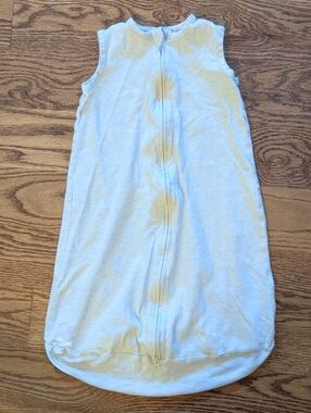 Baby Sleeveless Zipper Sleep Sack - Cream